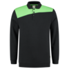 Tricorp Sweatshirt Polokragen Bicolor Quernaht