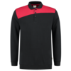 Tricorp Sweatshirt Polokragen Bicolor Quernaht