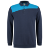 Tricorp Sweatshirt Polokragen Bicolor Quernaht